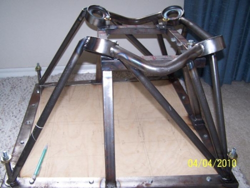 Engine Mount showing ring welding