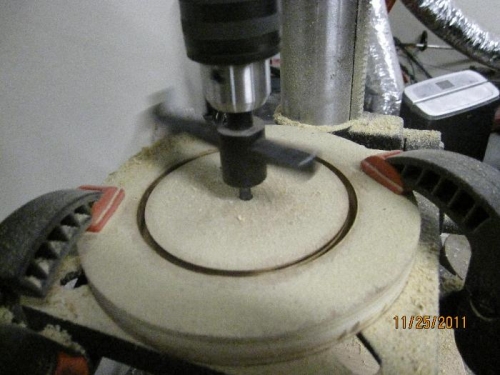 Flycutting a disk
