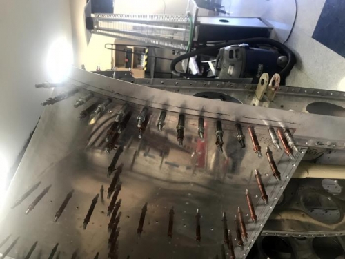 Starting wing slice strip fabrication