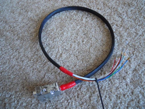 Network cable-connects screen to hub