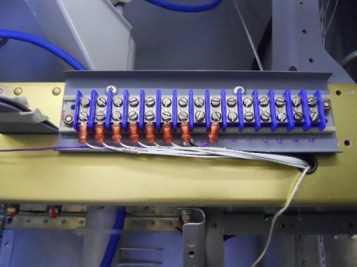 Terminal strip wiring