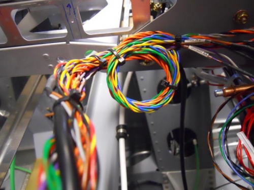 Service loop of unused wires