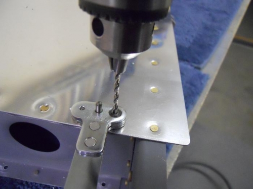Using nutplate jig to drill for nutplates