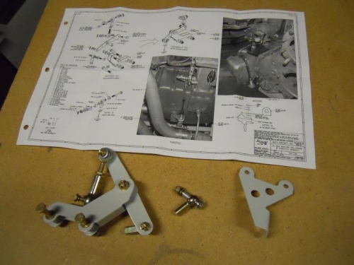 Assembled belcrank per drawing OP-22