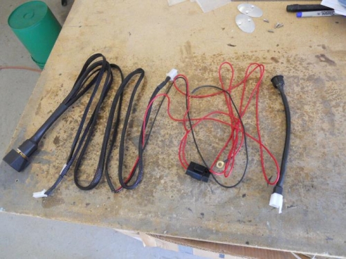 Original wiring harness-mostly discarded