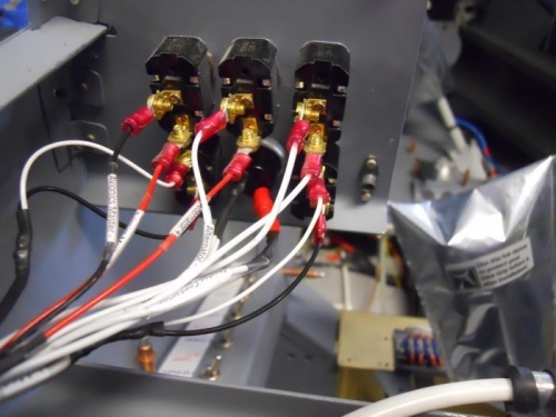 Mag wires terminated to toggle switches