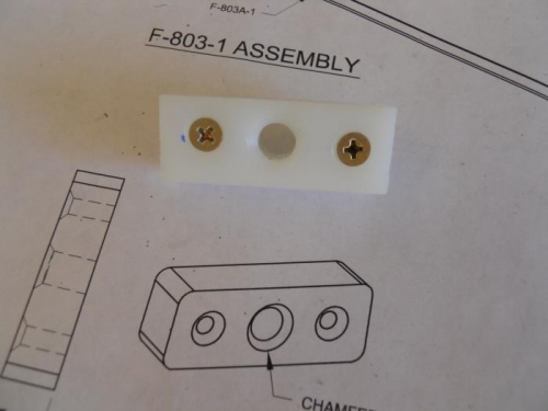 Front latch block