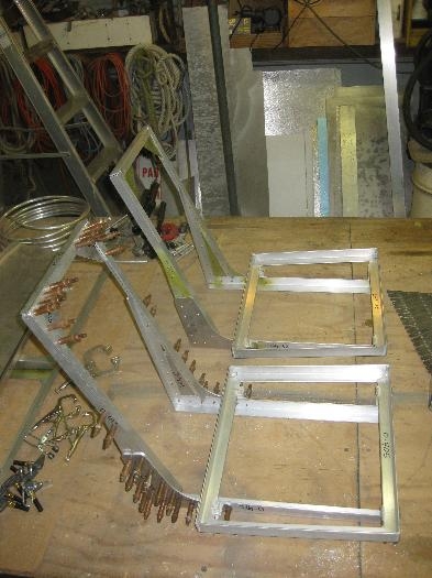 Rear seat frames