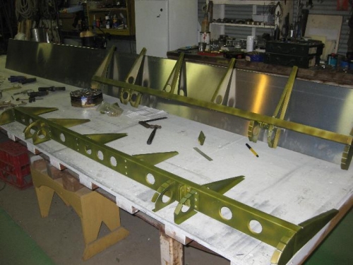 Assembly of the Flap & Aileron  framework