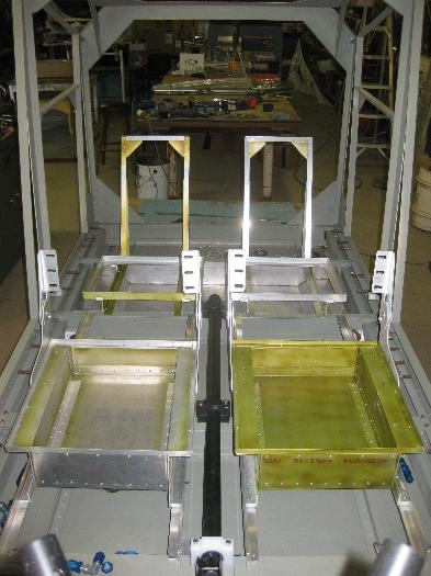 4 seat  frames in position