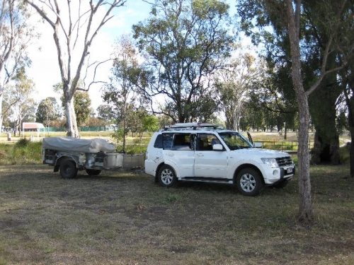 How to double the fuel burn, tow a camp trailer!