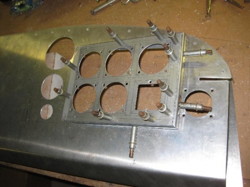 Engine instrument panel