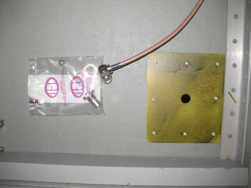 Transponder antenna backing plate