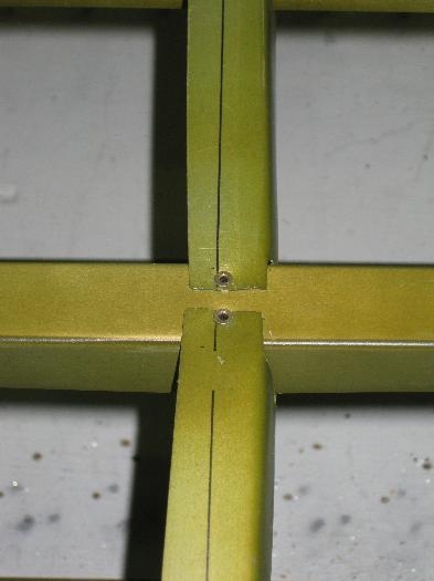 3/32 flush (csk) rivets used at rib cutouts