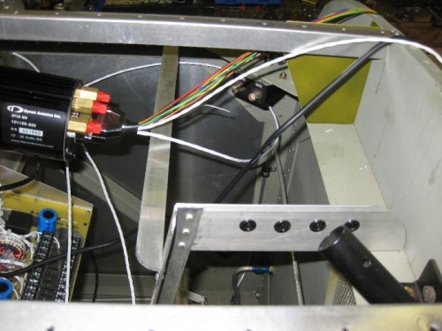 Nav - Vor spliter mounted and support frame for wires & instruments.
