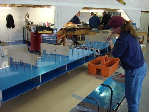 Clecoing HS Skins to Frame