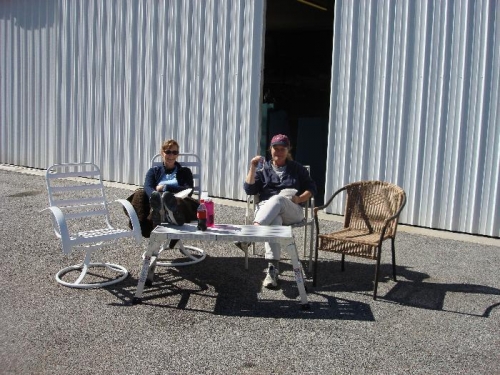 Beth & Mary Finishing their lunch