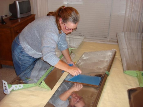 Beth, Removing Blue Plastic