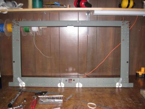 The completed F-705 bulkhead