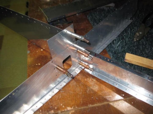 Initial assembly of the F-706 Bulkhead for drilling.