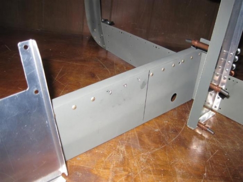 Found that I had to drill out some rivets to allow for installation of the pitch autopilot servo.