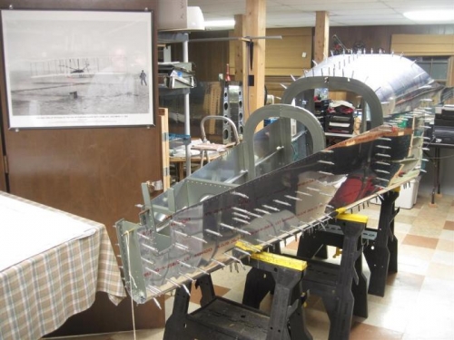 Fuse tailcone ready to match drill.  Thought the picture in the upper left was quite appropriate.