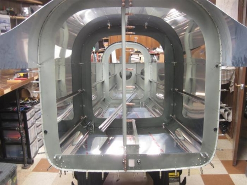 Looking down the tailcone.