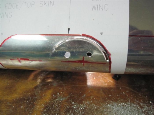 First top corner came out pretty close to where it needed to be.