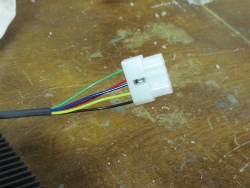 My first Molex connector.