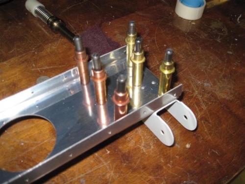 One end of the aileron spar.