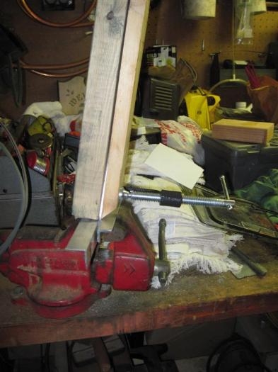 Setup for bending flap end plate