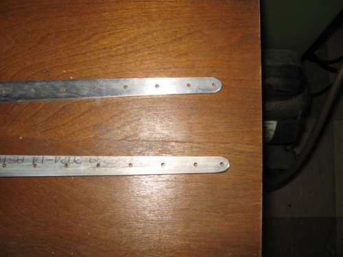 Spar reinforcement strip ends rounded