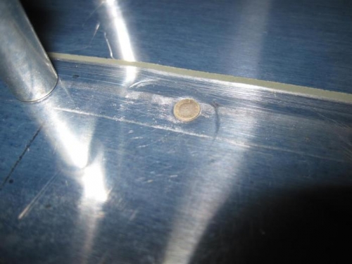 Damn, I hate it when I hold the rivet gun crooked.