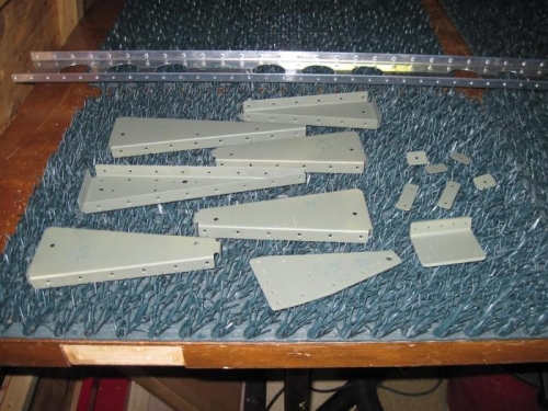 All parts dimpled, some primed