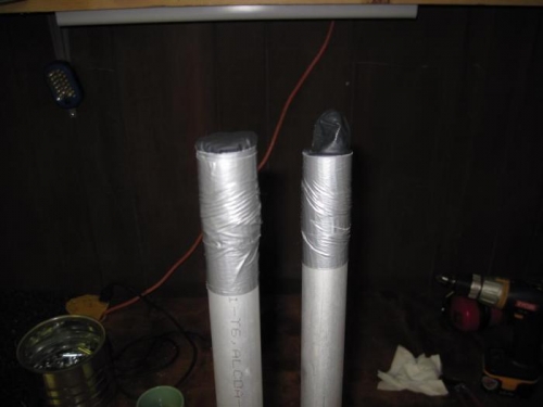 The larger pushrods with flat nitrile on one and the thumb on the other.  The thumb split and leaked.