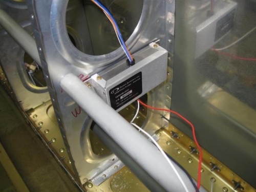 Heated pitot/AOA control unit in place temporarily