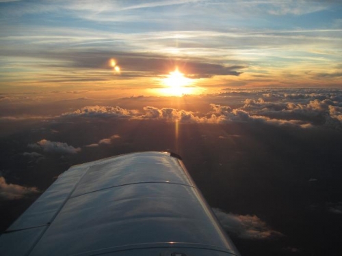 Nothing particular to do with the ship, just a nice sunset from the Tiger over South Georgia