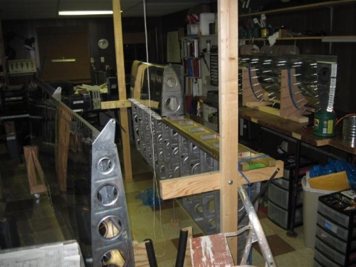 Tand removed for the new attach angles to be fabricated.