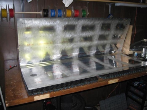 The tank skin deburred and scuffed.