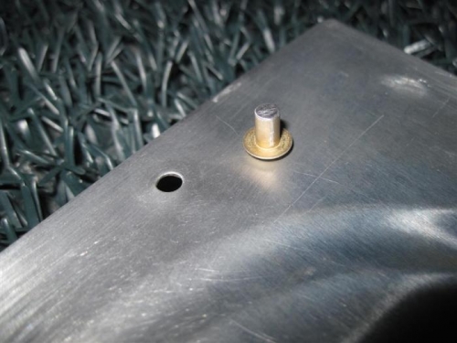 The AN470AD6-7 rivet cut off to a -5.