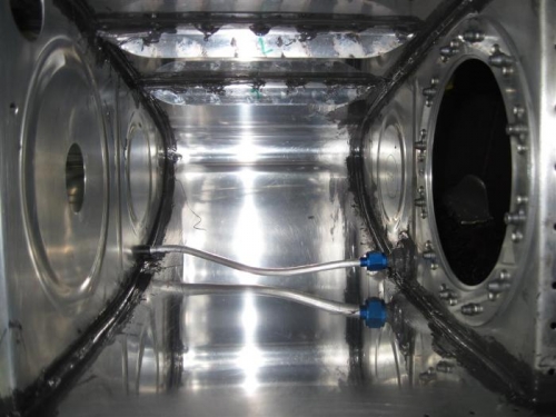 Note extra fillet of proseal around the rib-skin joints.