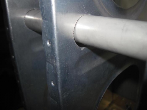 Not a good alignment, don't know what happened when drilling the ribs, but had to eggshape this one.