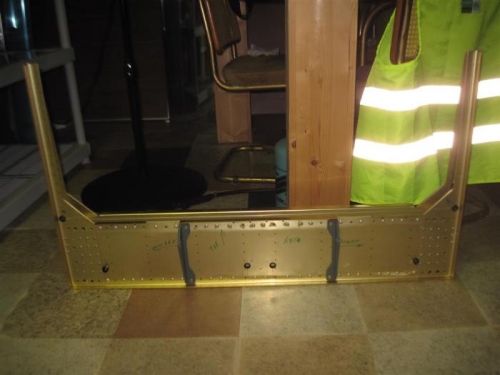 Completed center section.