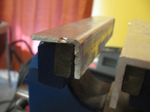 Radiused Angle for Vise