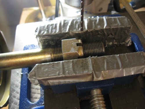 Axle Cotter Pin Hole Drilling