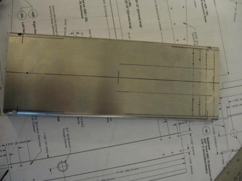 Marked For Cutting, Holes Drilled