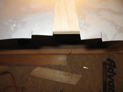 Notches Cut in Rear of Turtledeck Skins