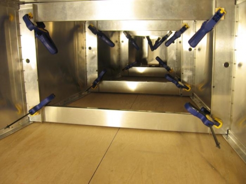 Crossties Clamped in for Stiffness