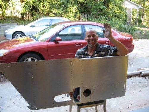 Trying On Riveted Side Panel