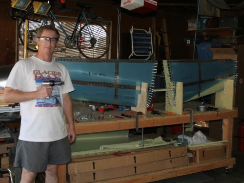 Nearly Finished!  The Remaining Rivets will be Squeezed.